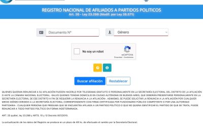 ¿Cómo saber si estás afiliado a un partido político?