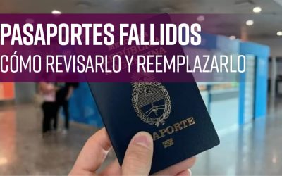 Cómo saber si tu pasaporte argentino tiene fallas y qué hacer para reemplazarlo