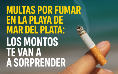 Multas por fumar en la playa de Mar del Plata: desde cuándo rigen y cuánto pueden costar