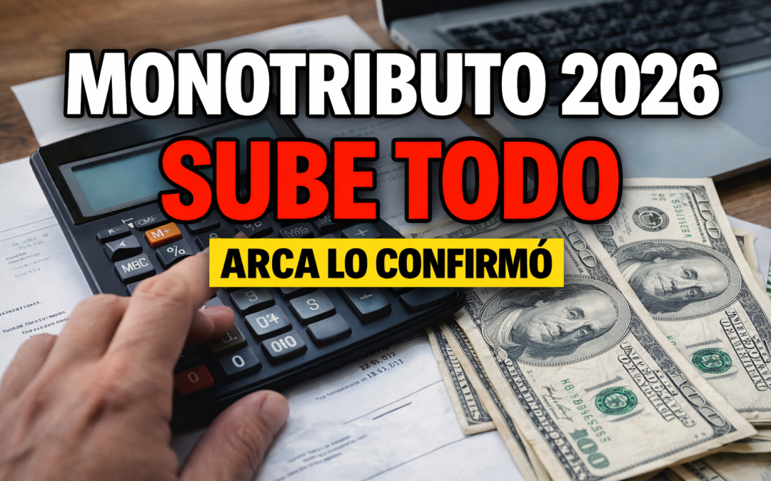 Monotributo 2026: cuánto se paga en enero y cuáles son los nuevos topes
