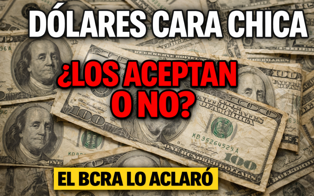 Dólares “cara chica”: el BCRA explicó qué va a pasar con los billetes antiguos en los bancos