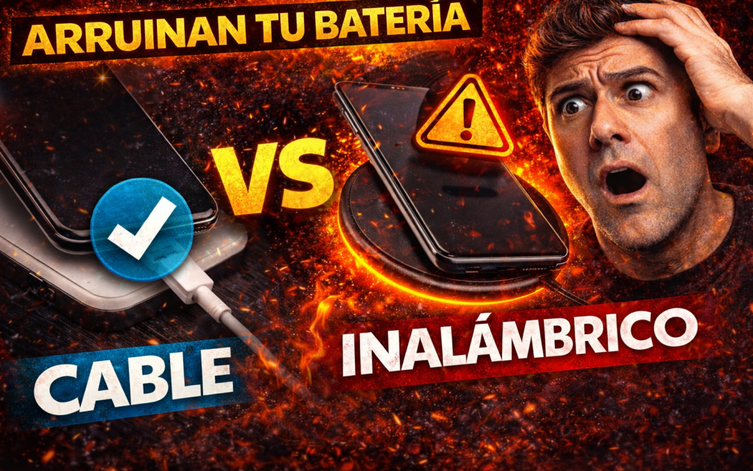 ¿Qué desgasta menos la batería del celular: carga con cable o inalámbrica?