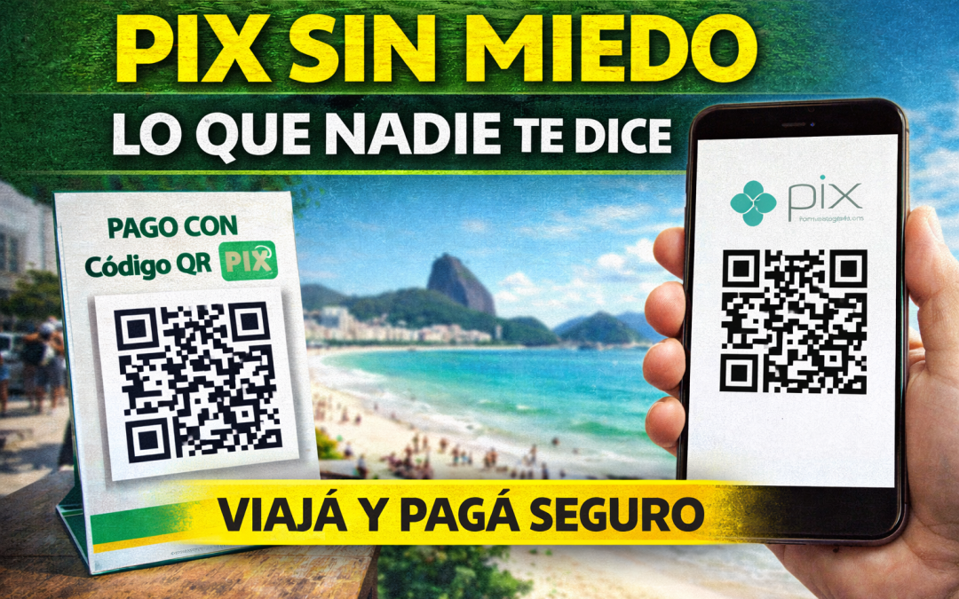 Pix sin miedo: lo que nadie te dice para usarlo al viajar a Brasil