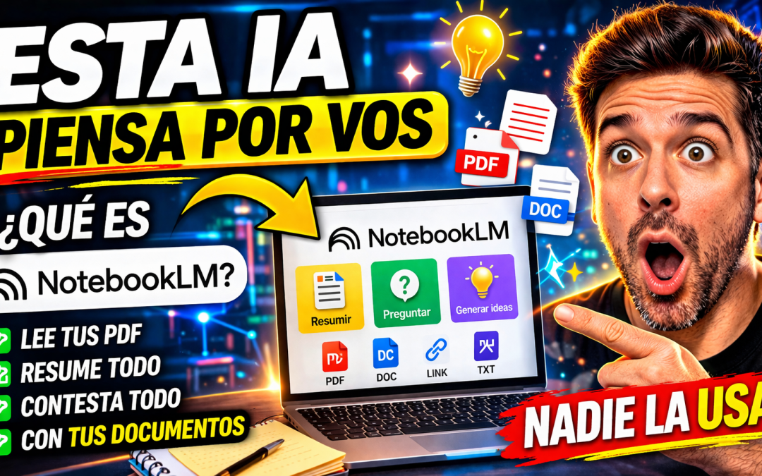 Qué es NotebookLM y por qué puede cambiar cómo trabajás con información