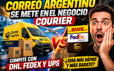 Correo Argentino lanza courier y compite con DHL, FedEx y UPS