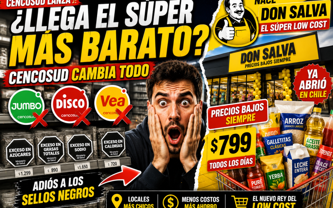 Cencosud lanzó Don Salva: el nuevo supermercado low cost que podría cambiar el retail en Sudamérica