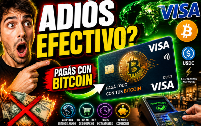 Adiós al efectivo: Visa lanza tarjeta para pagar con Bitcoin y criptomonedas