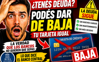 ¿Se puede dar de baja la tarjeta de crédito si tenés deuda? Esto dice el BCRA