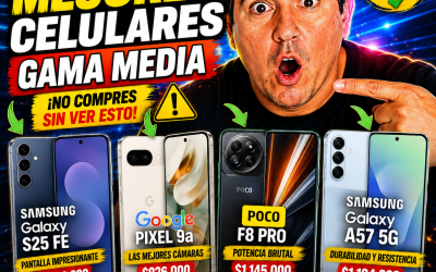 Los 4 celulares que más me compraría hoy en Argentina (sin gastar una fortuna)