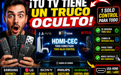 HDMI-CEC: la función escondida de tu Smart TV que puede eliminar todos los controles remotos