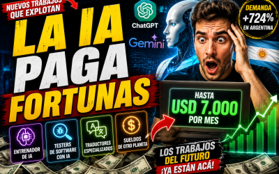 El trabajo con IA que explota en Argentina y puede pagar hasta USD 7.000 por mes
