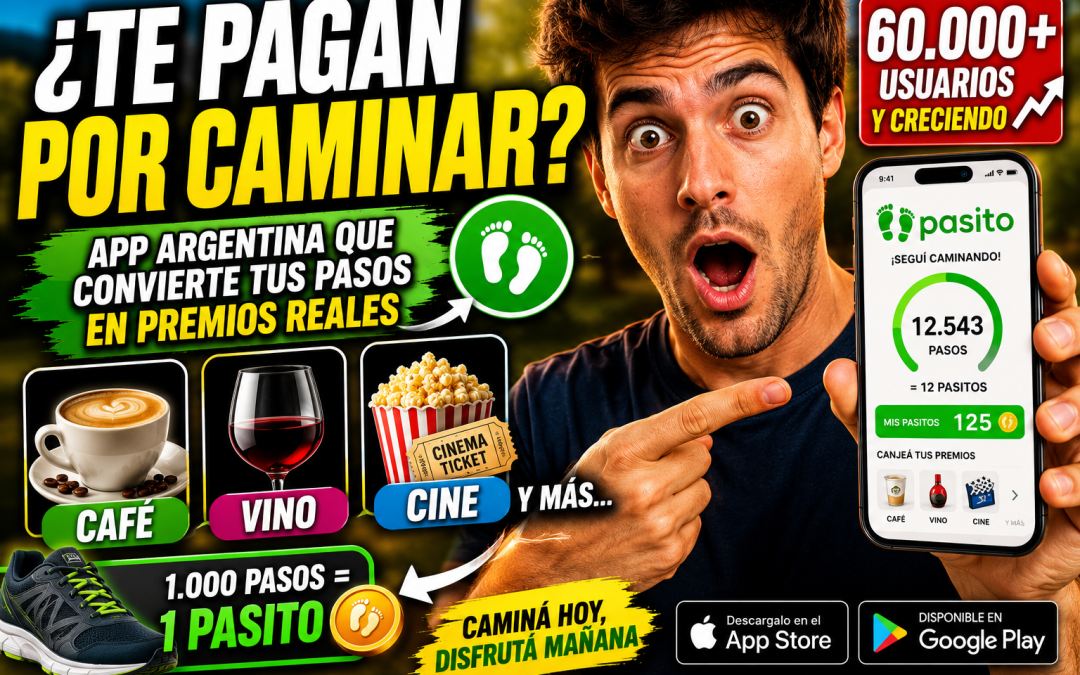 Te pagan por caminar: la app argentina que ya usan más de 60.000 personas para ganar café, vino y cine