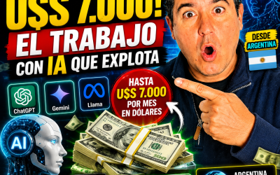 El trabajo con IA que explota en Argentina y puede pagar hasta u$s7.000 por mes