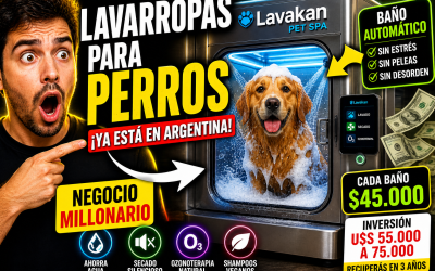 El “lavarropas para perros” llegó a Argentina: cuánto cuesta y cómo funciona Lavakan