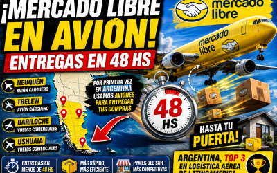 Mercado Libre empieza a usar aviones en Argentina: las ciudades que recibirán compras más rápido