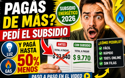 Subsidio a la luz y gas: cómo solicitarlo paso a paso y quiénes pueden acceder en 2026