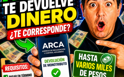 ARCA devuelve dinero a algunos monotributistas: cómo saber si te corresponde