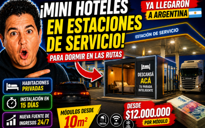 Llegan los mini hoteles a las estaciones de servicio: una idea que podría cambiar los viajes por ruta