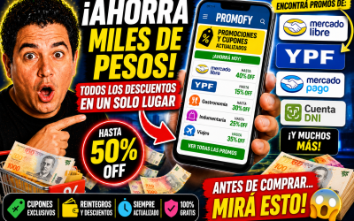 Desde Mercado Libre hasta YPF: el sitio que reúne promociones para gastar menos