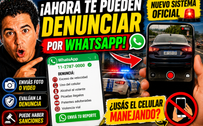 Ahora podés denunciar infracciones de tránsito por WhatsApp: cómo funciona el nuevo sistema