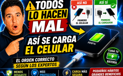 ¿Estás cargando mal tu celular? El detalle que casi nadie conoce