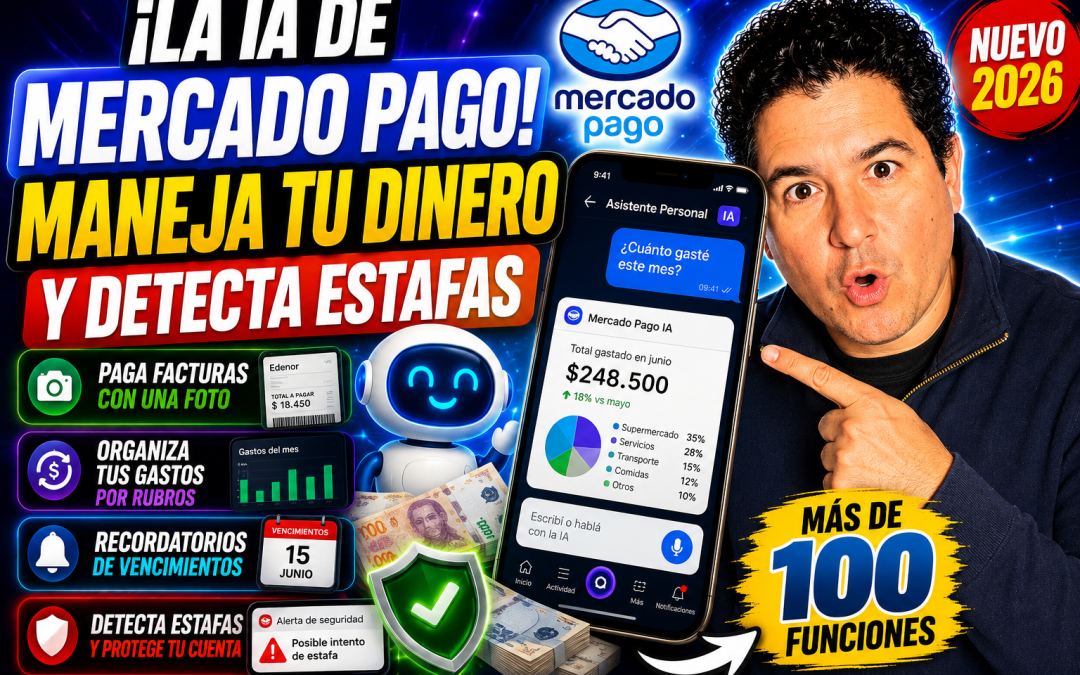 Mercado Pago lanzó una asistente financiera con IA: paga facturas, organiza gastos y detecta estafas