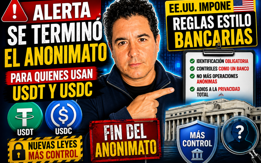 ¿Se termina el anonimato de USDT y USDC? Estados Unidos prepara un cambio histórico para las stablecoins