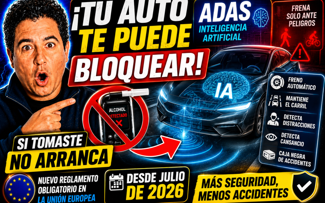 Los autos con inteligencia artificial ya pueden detectar alcohol y frenar solos: esto es lo que viene