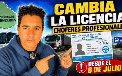 Cambia la licencia profesional de conducir en la Provincia de Buenos Aires: qué deben hacer los choferes desde este lunes