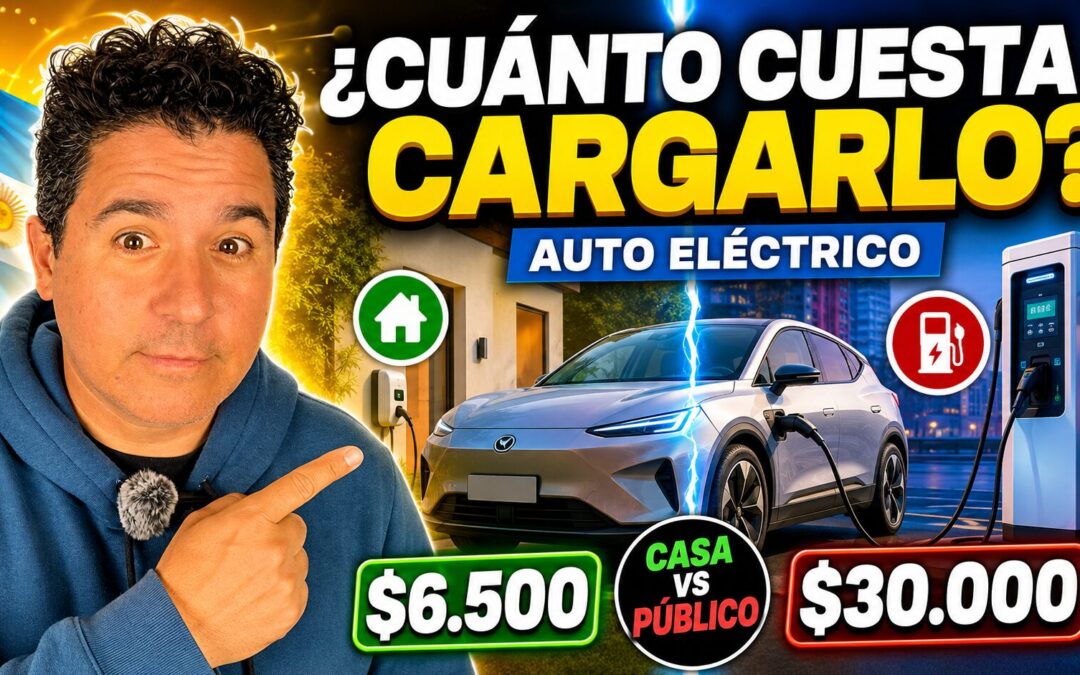 Cuánto cuesta cargar un auto eléctrico en Argentina: en casa, en el trabajo y en cargadores públicos