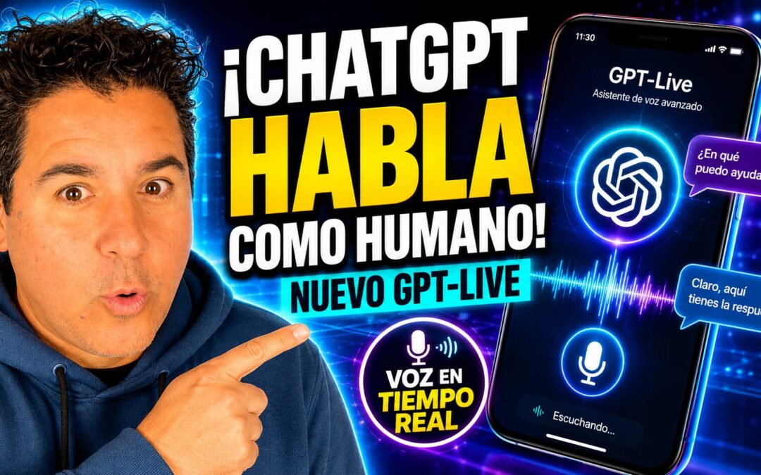 OpenAI presentó GPT-Live: la nueva voz de ChatGPT para hablar con la IA como si fuera una persona