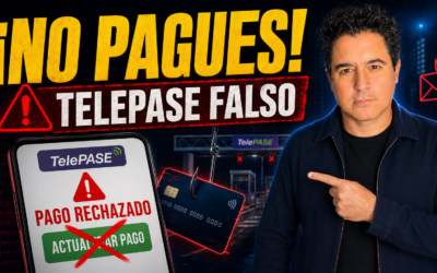 Estafa con TelePASE: el falso “pago rechazado” que busca robar datos bancarios