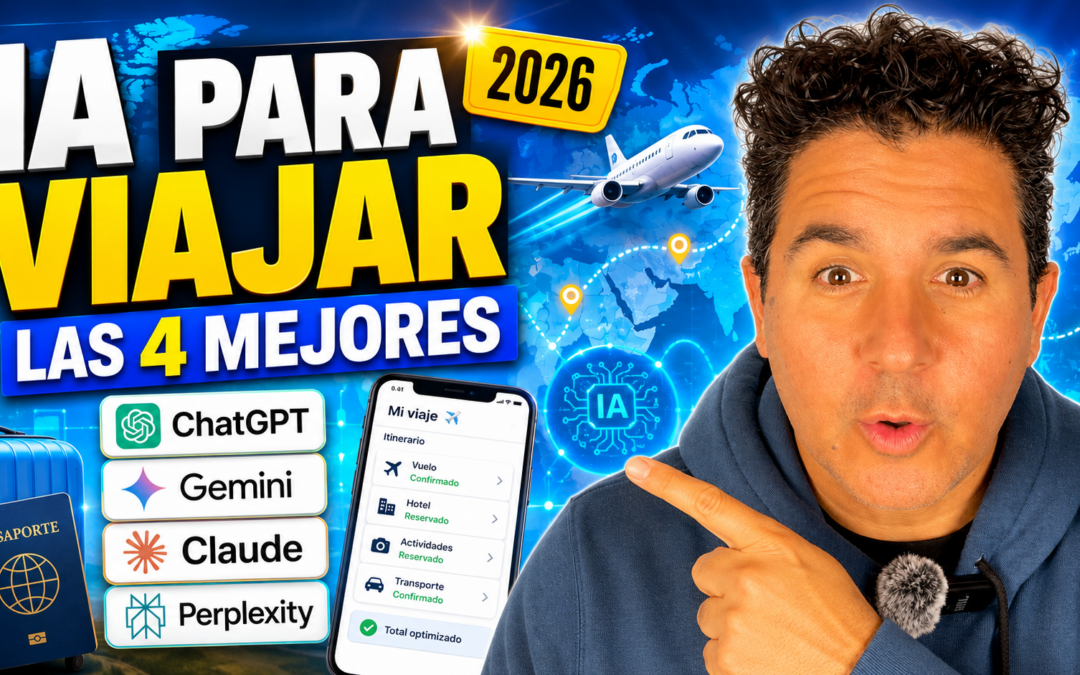 Las 4 mejores IA para organizar tus viajes en 2026 y lo que ninguna puede hacer por vos
