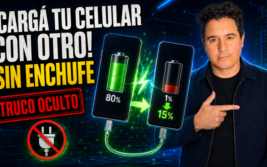 Cómo cargar un celular con otro: el truco de la carga inversa que puede salvarte en una emergencia