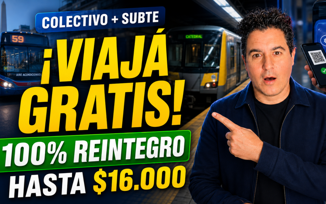 Cómo viajar gratis o con grandes descuentos en colectivos y subtes durante agosto de 2026