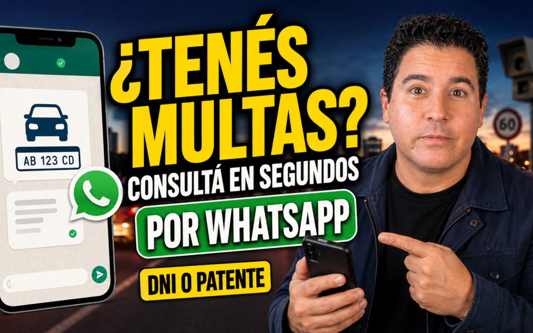 Provincia lanzó un asistente por WhatsApp para consultar multas en segundos: cómo utilizarlo