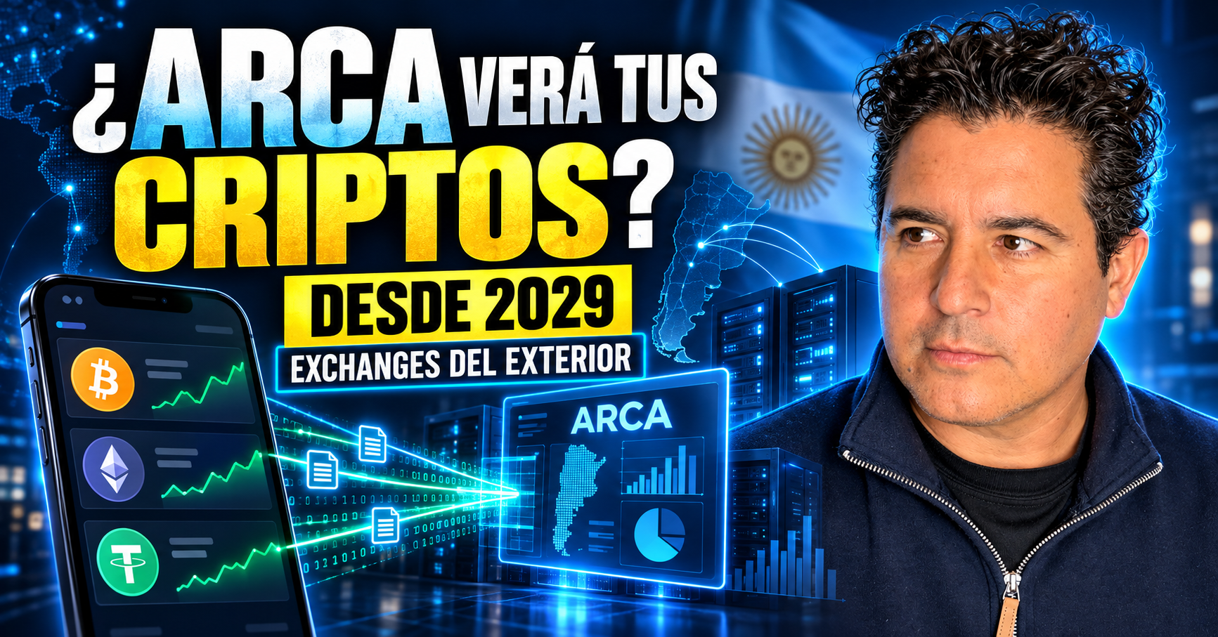 ARCA recibirá información sobre criptomonedas de argentinos en exchanges del exterior