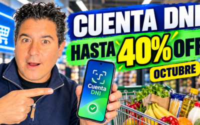 Cuenta DNI en octubre de 2026: descuentos de hasta 40%, supermercados sin tope y todos los topes