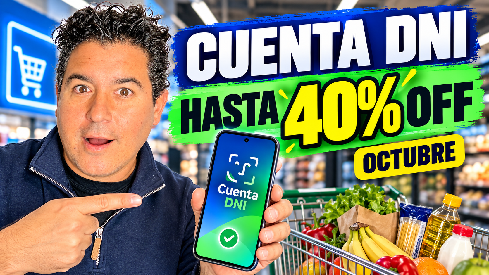 Cuenta DNI octubre 2026: descuentos, supermercados y topes Charly Fornas con los descuentos de Cuenta DNI en octubre de 2026: hasta 40% y promociones en supermercados.