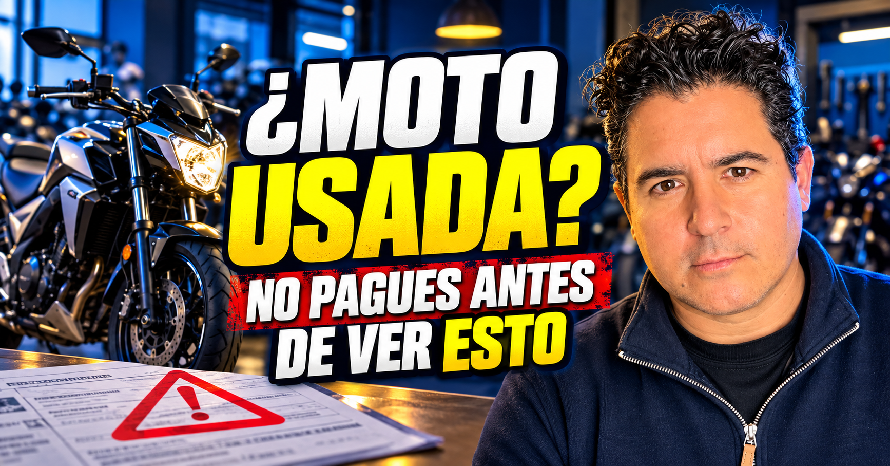 Charly Fornas explica qué revisar antes de comprar una moto usada y transferirla