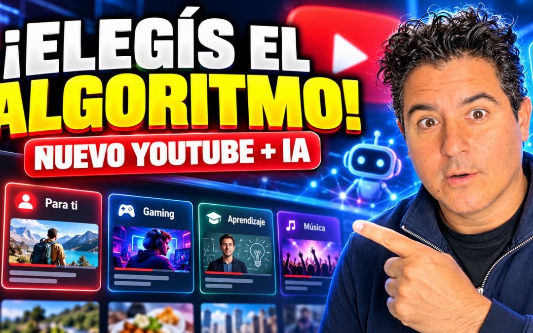 YouTube dejará que elijas qué querés ver: llegan los feeds personalizados y nuevas herramientas con IA