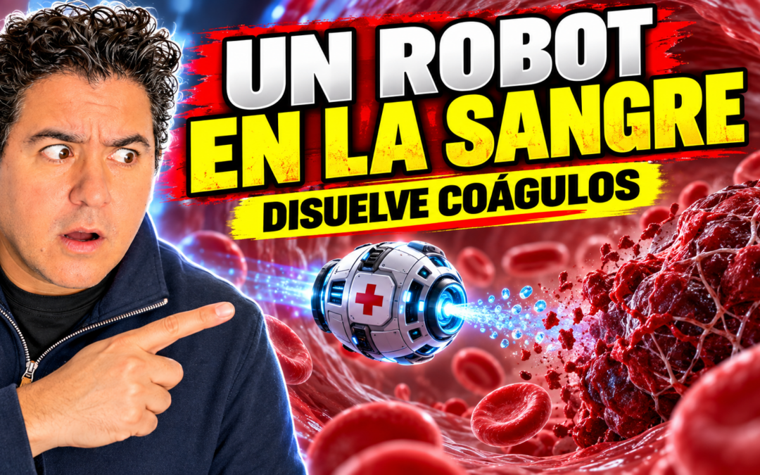 Suiza desarrolló un microrobot que navega por la sangre y apunta directo a los coágulos