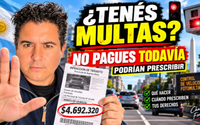 Multas de tránsito: cuándo conviene pagar, cómo hacer un descargo y cuándo prescriben