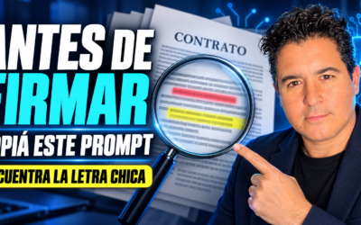La frase exacta para que la IA analice un contrato y encuentre la letra chica