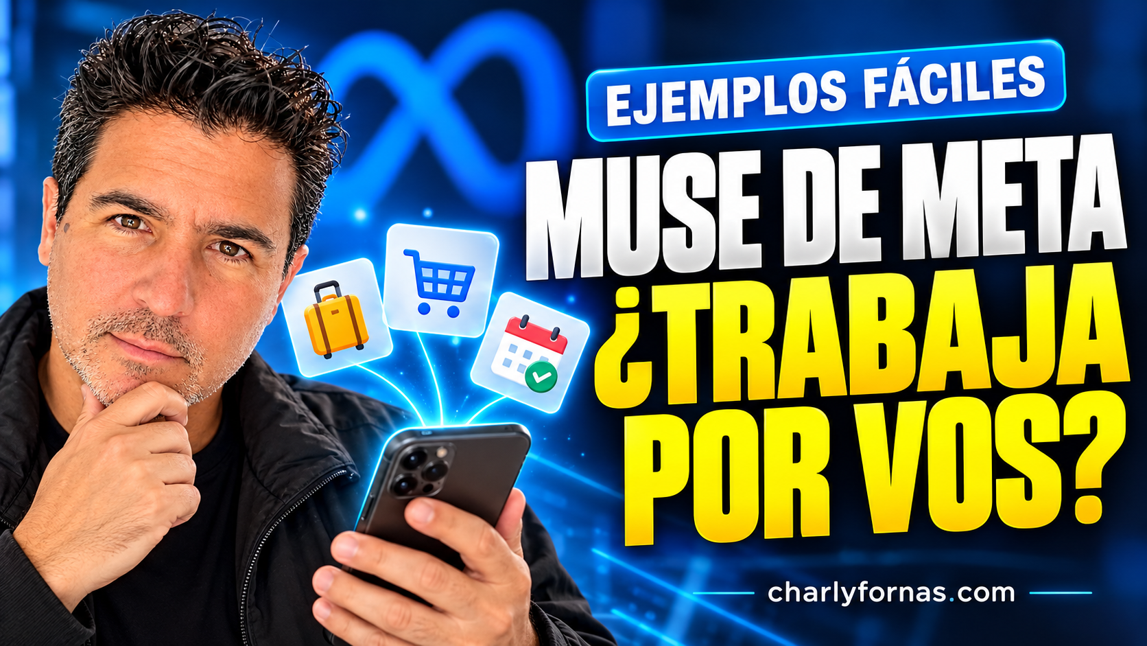 Charly Fornas explica Muse de Meta con ejemplos de viajes, compras y organización de tareas