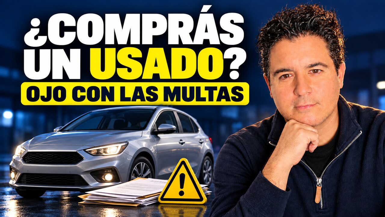 Multas en autos usados: qué revisar si aparece una deuda anterior