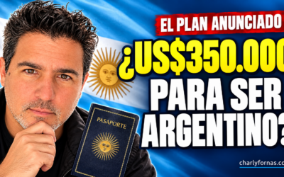 Ciudadanía argentina desde US$350.000: cómo será el nuevo plan